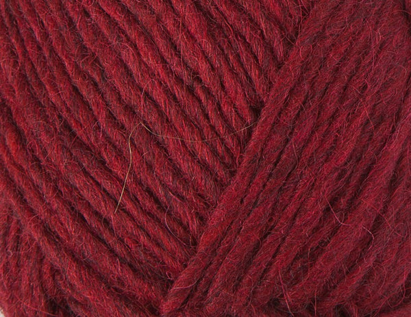 Nahaufnahme von Ístex Alafosslopi 1238 Dusk Red / Abendrot