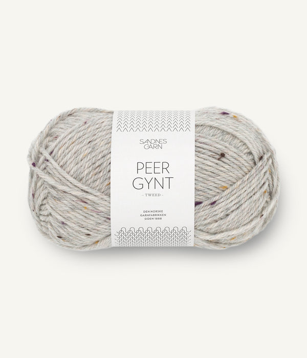 Sandnes Garn Peer Gynt 1035 Autumn Tweed – Wollgarn aus 100 % norwegischer Wolle