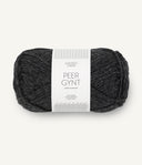 Sandnes Garn Peer Gynt 1088 Charcoal Melange – Wollgarn aus 100 % norwegischer Wolle