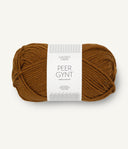Sandnes Garn Peer Gynt 2564 Golden Brown – Wollgarn aus 100 % norwegischer Wolle