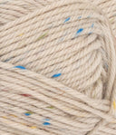 Nahaufnahme von Sandnes Garn Peer Gynt 2720 Marzipan Tutti Frutti Tweed