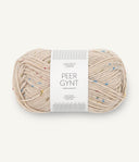 Sandnes Garn Peer Gynt 2720 Marzipan Tutti Frutti Tweed – Wollgarn aus 100 % norwegischer Wolle