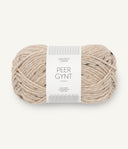 Sandnes Garn Peer Gynt 2730 Beige Mottled – Wollgarn aus 100 % norwegischer Wolle