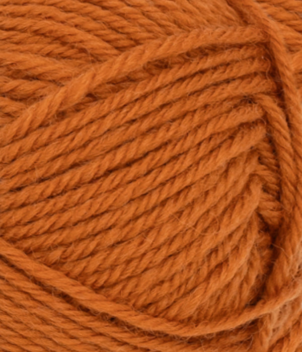 Nahaufnahme von Sandnes Garn Peer Gynt 2745 Cognac