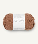 Sandnes Garn Peer Gynt 3342 Mocha Mousse – Wollgarn aus 100 % norwegischer Wolle