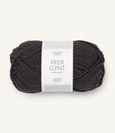 Sandnes Garn Peer Gynt 3800 Bristol Black– Wollgarn aus 100 % norwegischer Wolle