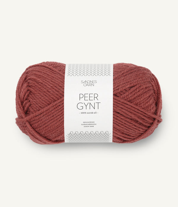 Sandnes Garn Peer Gynt 3854 Spiced Apple – Wollgarn aus 100 % norwegischer Wolle
