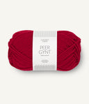 Sandnes Garn Peer Gynt 4228 Red – Wollgarn aus 100 % norwegischer Wolle