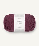 Sandnes Garn Peer Gynt 4363 Wine Red – Wollgarn aus 100 % norwegischer Wolle