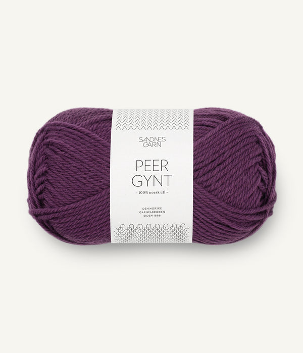 Sandnes Garn Peer Gynt 4672 Bearberry Juice – Wollgarn aus 100 % norwegischer Wolle