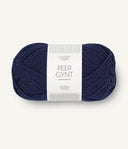 Sandnes Garn Peer Gynt 5575 Navy – Wollgarn aus 100 % norwegischer Wolle