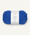 Sandnes Garn Peer Gynt 5845 Dazzling Blue – Wollgarn aus 100 % norwegischer Wolle
