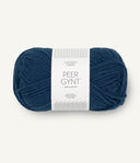 Sandnes Garn Peer Gynt 6062 Dark Blue – Wollgarn aus 100 % norwegischer Wolle