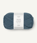 Sandnes Garn Peer Gynt 6572 Dark Blue – Wollgarn aus 100 % norwegischer Wolle