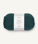 Sandnes Garn Peer Gynt 7281 Deep Petrol – Wollgarn aus 100 % norwegischer Wolle