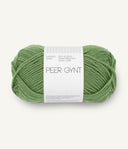 Sandnes Garn Peer Gynt 8753 Vineyard Green – Wollgarn aus 100 % norwegischer Wolle