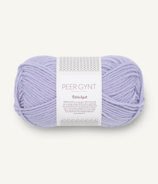 Sandnes Garn Peer Gynt by PetiteKnit 5012 Perfect Purple – Wollgarn aus 100 % norwegischer Wolle