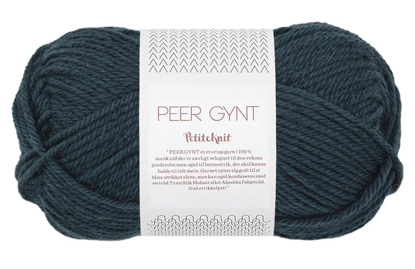 Sandnes Garn Peer Gynt by PetiteKnit 6082 Thunderstorm – Wollgarn aus 100 % norwegischer Wolle