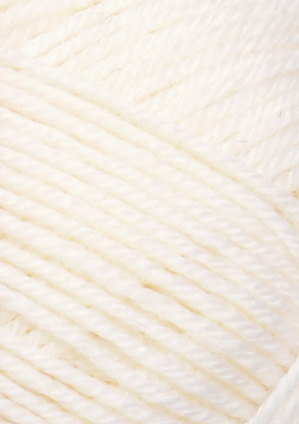 Nahaufnahme von Sandnes Garn Babyull Lanett 1001 True White