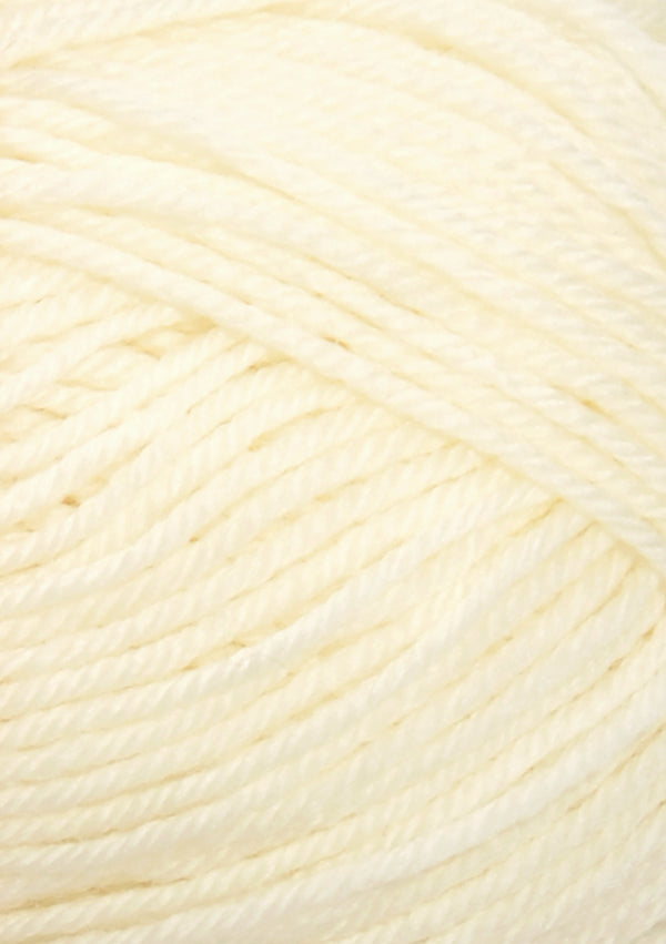 Nahaufnahme von Sandnes Garn Babyull Lanett 1012 Natural White