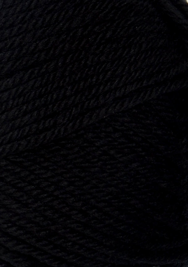 Nahaufnahme von Sandnes Garn Babyull Lanett 1099 Black