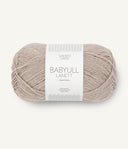 Sandnes Garn Babyull Lanett 2650 Beige Mottled – Garn aus 100 % Superwash-Merinowolle
