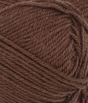 Nahaufnahme von Sandnes Garn Babyull Lanett 3082 Dark Brown