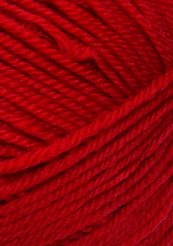Nahaufnahme von Sandnes Garn Babyull Lanett 4128 Red