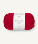 Sandnes Garn Babyull Lanett 4128 Red – Garn aus 100 % Superwash-Merinowolle