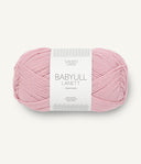 andnes Garn Babyull Lanett 4312 Covered Pink – Garn aus 100 % Superwash-Merinowolle