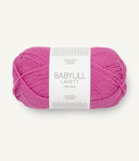 Sandnes Garn Babyull Lanett 4628 Magenta – Garn aus 100 % Superwash-Merinowolle