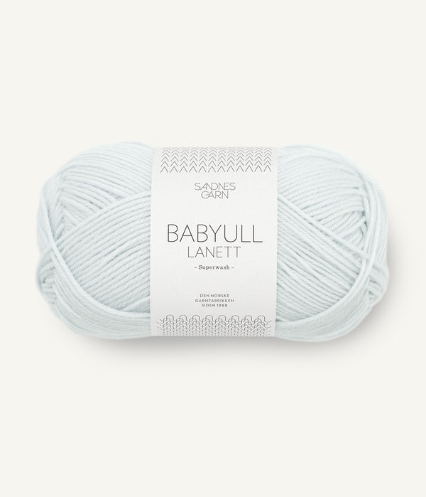 Sandnes Garn Babyull Lanett 5811 Arctic Ice – Garn aus 100 % Superwash-Merinowolle