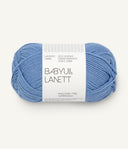 Sandnes Garn Babyull Lanett 5824 Provance Blue – Garn aus 100 % Superwash-Merinowolle