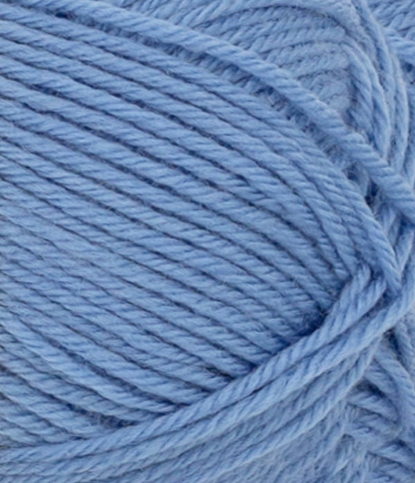 Nahaufnahme von Sandnes Garn Babyull Lanett 5824 Provance Blue