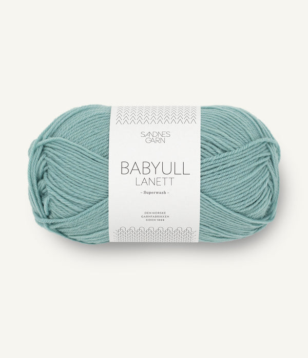 Sandnes Garn Babyull Lanett 6841 Aqua – Garn aus 100 % Superwash-Merinowolle