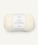 Sandnes Garn Mini Alpakka 1012 Natural White – Garn aus 100 % Alpaka