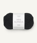 Sandnes Garn Mini Alpakka 1099 Black – Garn aus 100 % Alpaka