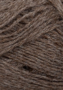 Nahaufnahme von Sandnes Garn Mini Alpakka 2652 Medium Brown