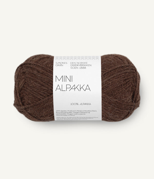Sandnes Garn Mini Alpakka 3091 Cacao Nibs – Garn aus 100 % Alpaka