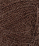 Nahaufnahme von Sandnes Garn Mini Alpakka 3091 Cacao Nibs