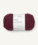 Sandnes Garn Mini Alpakka 4372 Deep Burgundy – Garn aus 100 % Alpaka