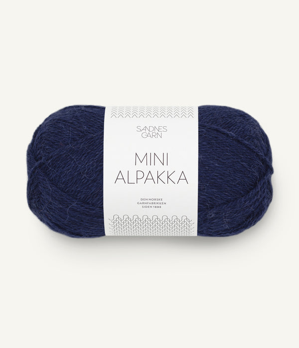 Sandnes Garn Mini Alpakka 5575 Navy – Garn aus 100 % Alpaka