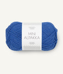 Sandnes Garn Mini Alpakka 5845 Dazzling Blue – Garn aus 100 % Alpaka
