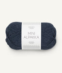 Sandnes Garn Mini Alpakka 6081 Midnight Blue – Garn aus 100 % Alpaka