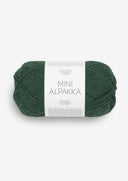 Sandnes Garn Mini Alpakka 8581 Deep Forest Green– Garn aus 100 % Alpaka