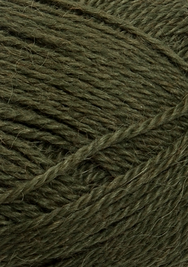 Nahaufnahme von Sandnes Garn Mini Alpakka 9573 Moss