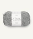 Sandnes Garn Alpakka Følgetråd 1042 Grey Mottled – Begleitfaden aus 100 % Alpaka