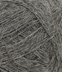 Nahaufnahme von Sandnes Garn Alpakka Følgetråd 1053 Dark Grey Melange