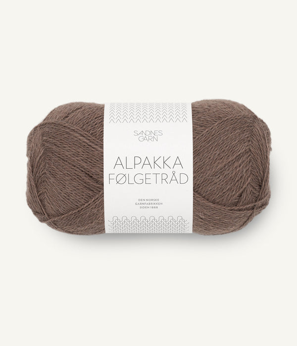 Sandnes Garn Alpakka Følgetråd 3161 Acorn – Begleitfaden aus 100 % Alpaka