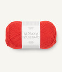 Sandnes Garn Alpakka Følgetråd 4018 Scarlet Red – Begleitfaden aus 100 % Alpaka